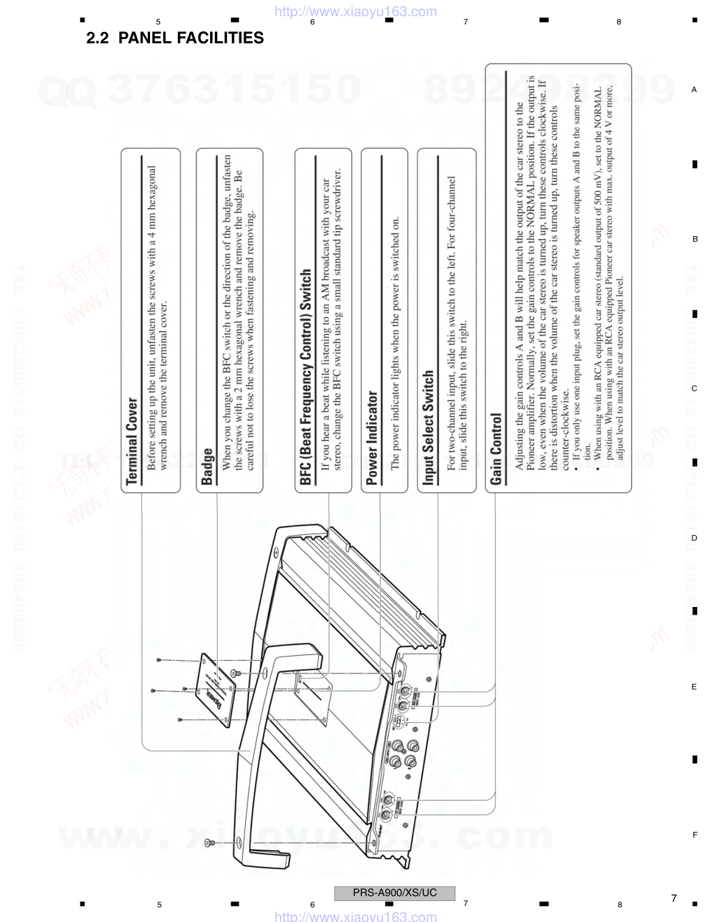 先锋PIONEER PRS-A900音响电路图-6