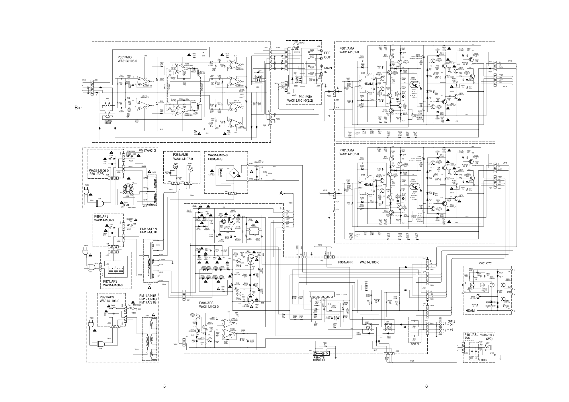 马兰士MARANTZ PM17MK2音响电路图-4 马兰士MARANTZ PM17MK2音响电路图-4