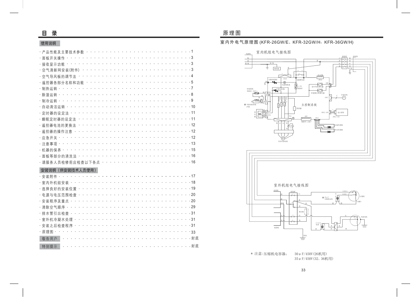 日立空调KFR-26GWE型使用说明书-1