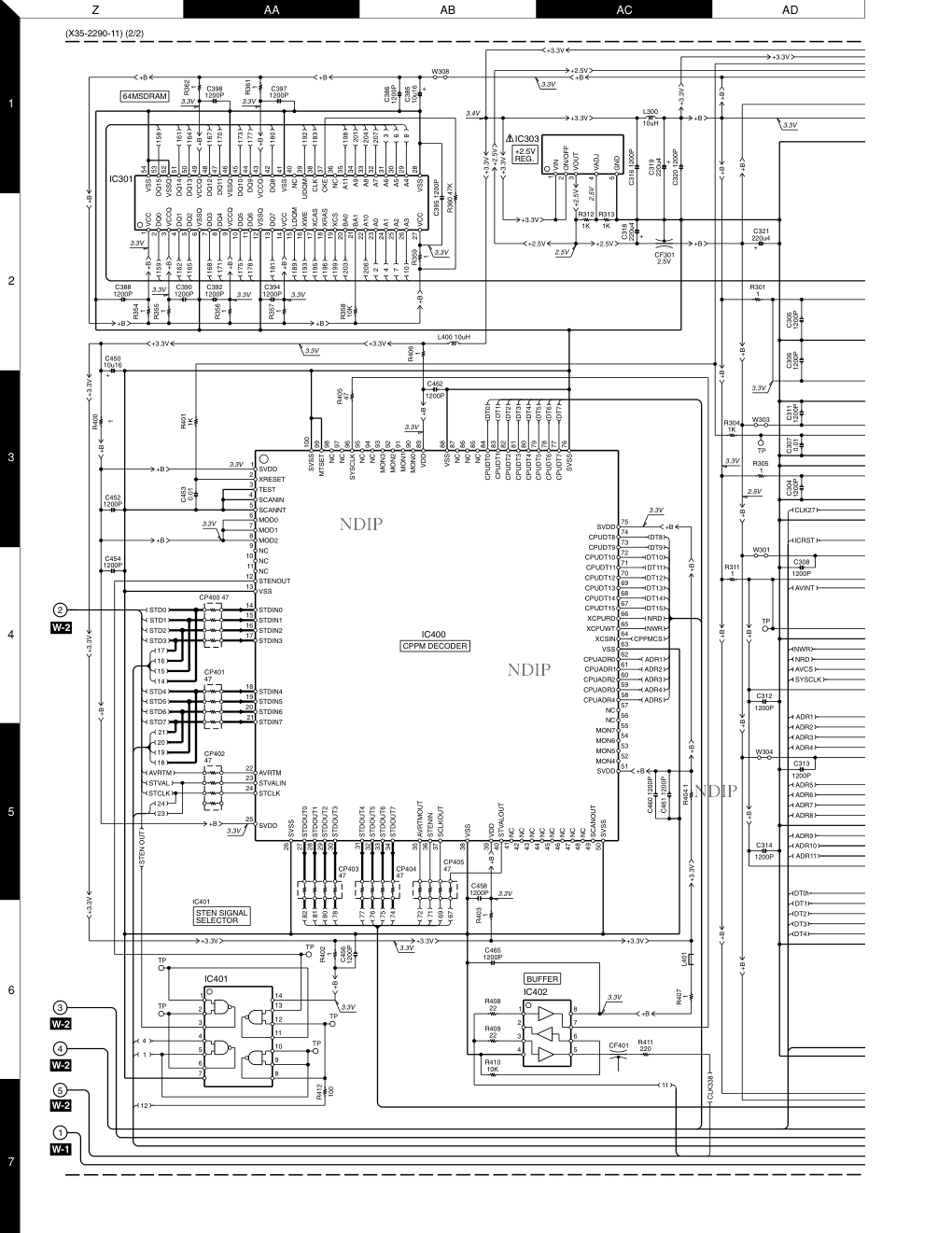 建伍KENWOOD DVF-R9050音响电路原理图-5 建伍KENWOOD DVF-R9050音响电路原理图-5