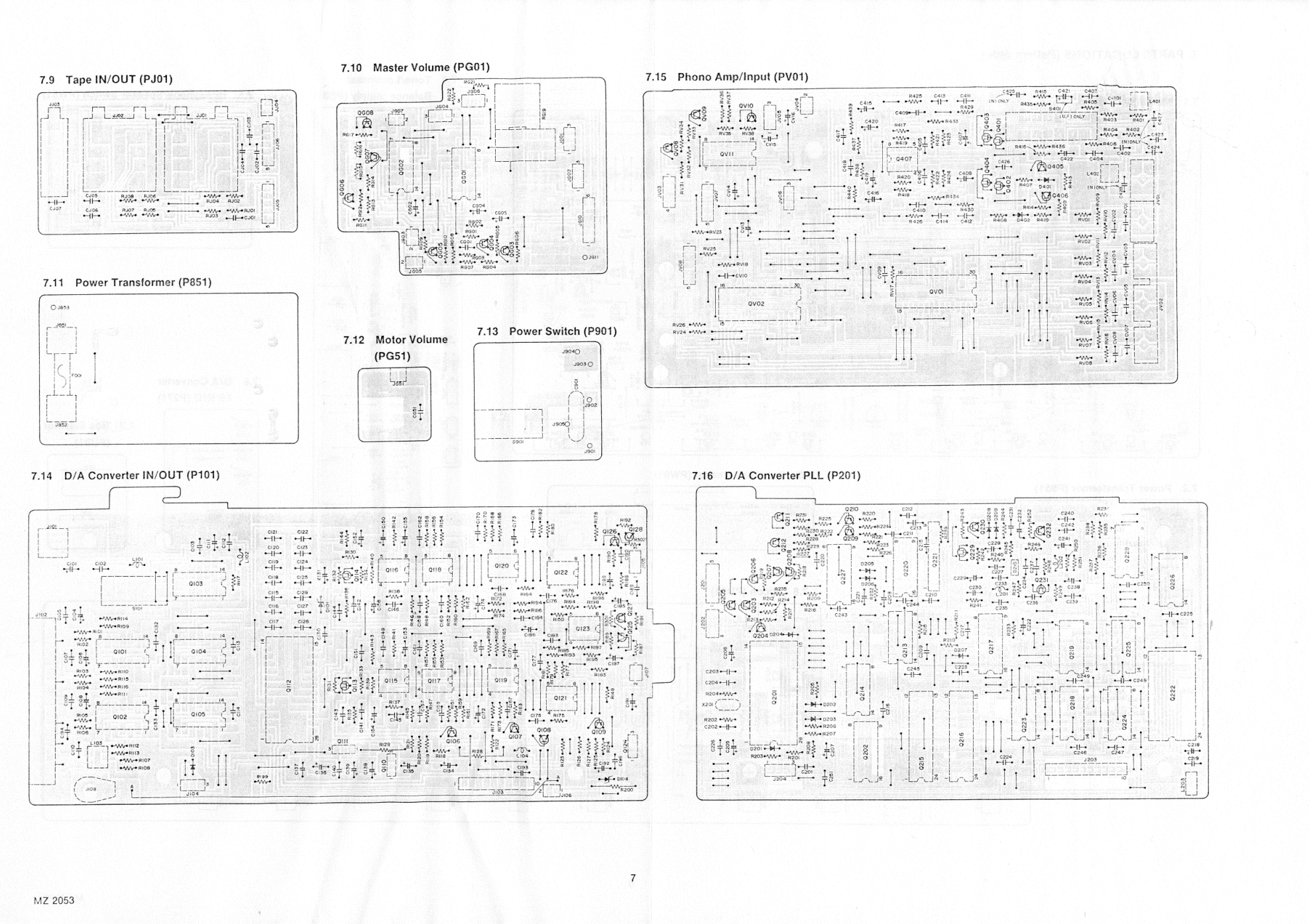 马兰士MARANTZ PM-75音响电路图-9