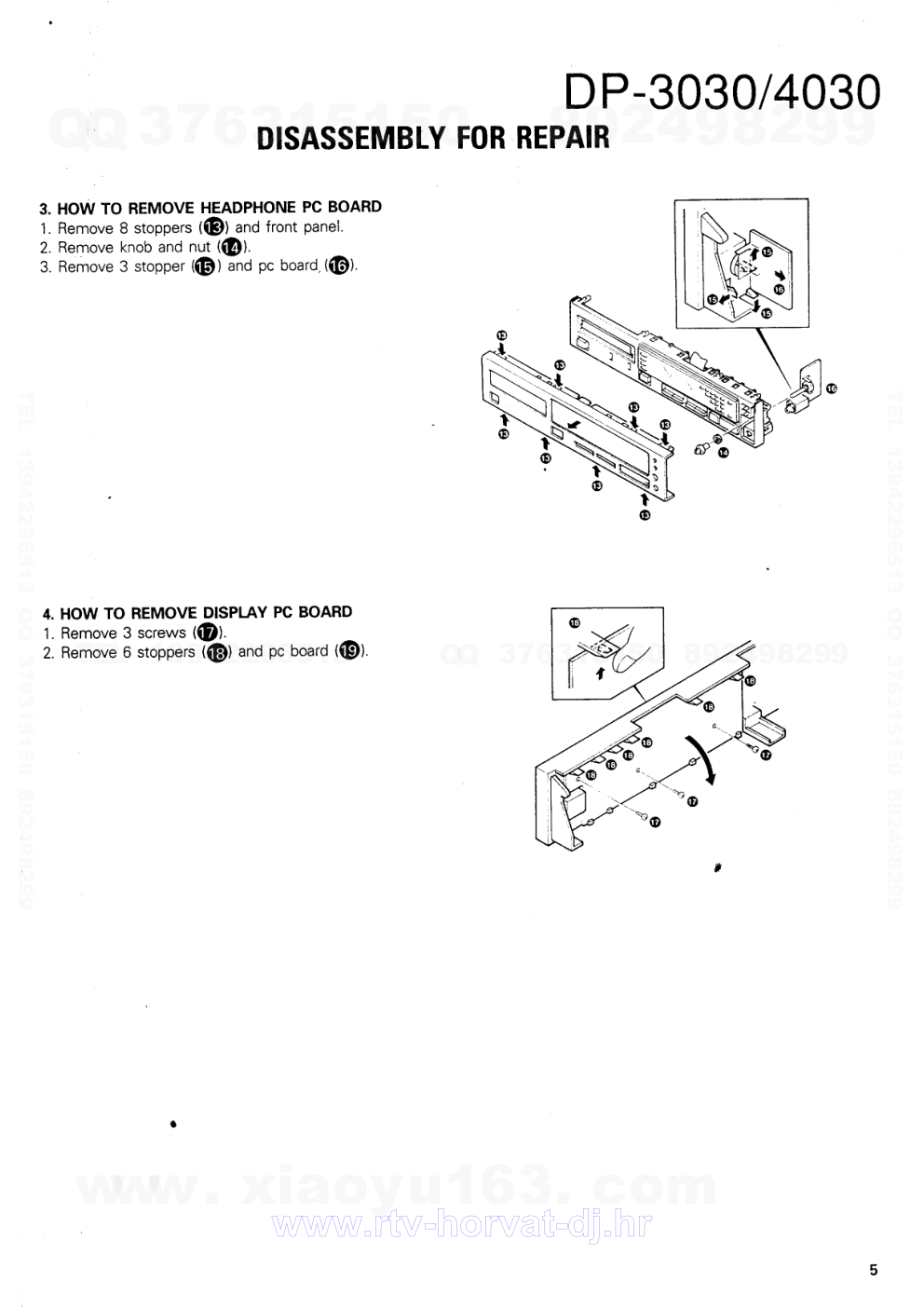 建伍KENWOOD DP-4030 CD播放机电路图-2 建伍KENWOOD DP-4030 CD播放机电路图-2