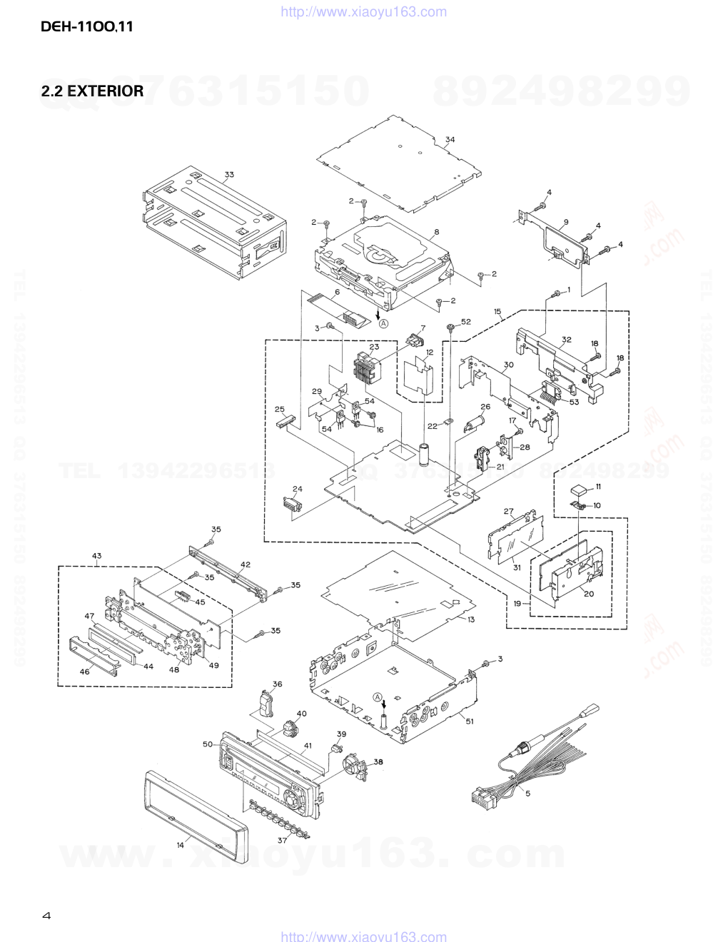 先锋PIONEER DEH-11X1M电路图-3 先锋PIONEER DEH-11X1M电路图-3