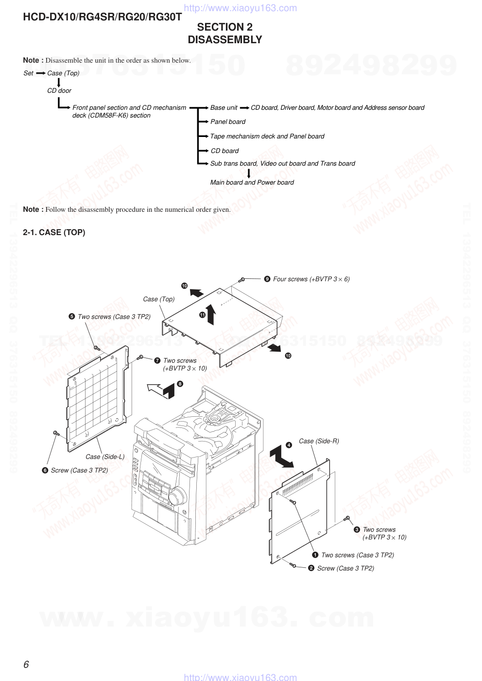 索尼SONY HCD-RG30T音响电路图-5 索尼SONY HCD-RG30T音响电路图-5