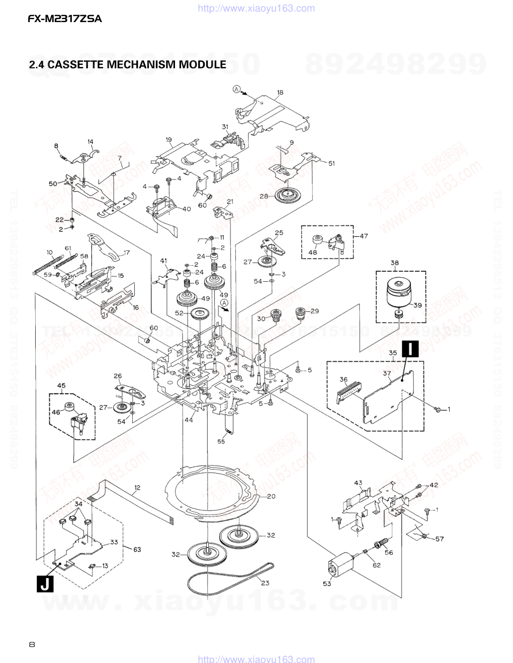 先锋PIONEER FX-M2317ZSA音响电路图-7 先锋PIONEER FX-M2317ZSA音响电路图-7