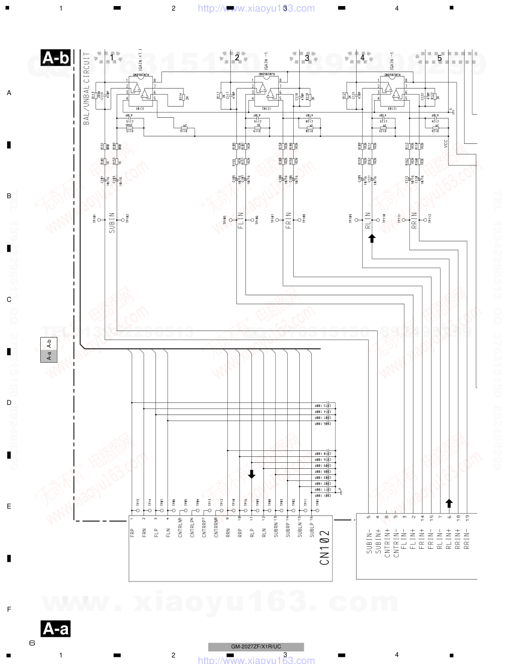 先锋PIONEER GM-2027ZF音响电路图-5 先锋PIONEER GM-2027ZF音响电路图-5