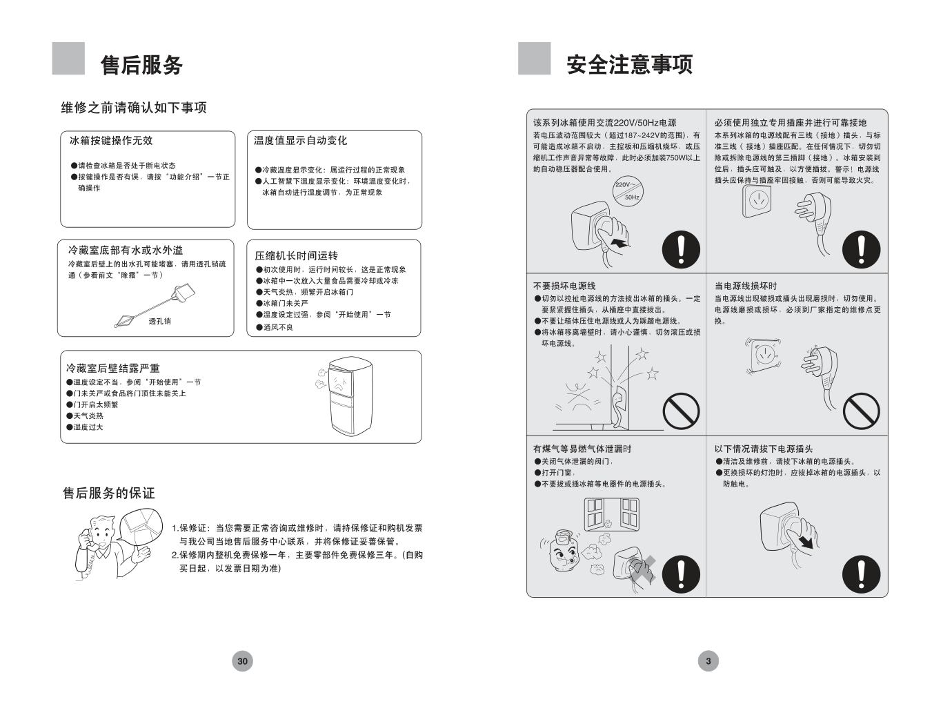 海尔冰箱BCD-219SKDC使用说明书-4