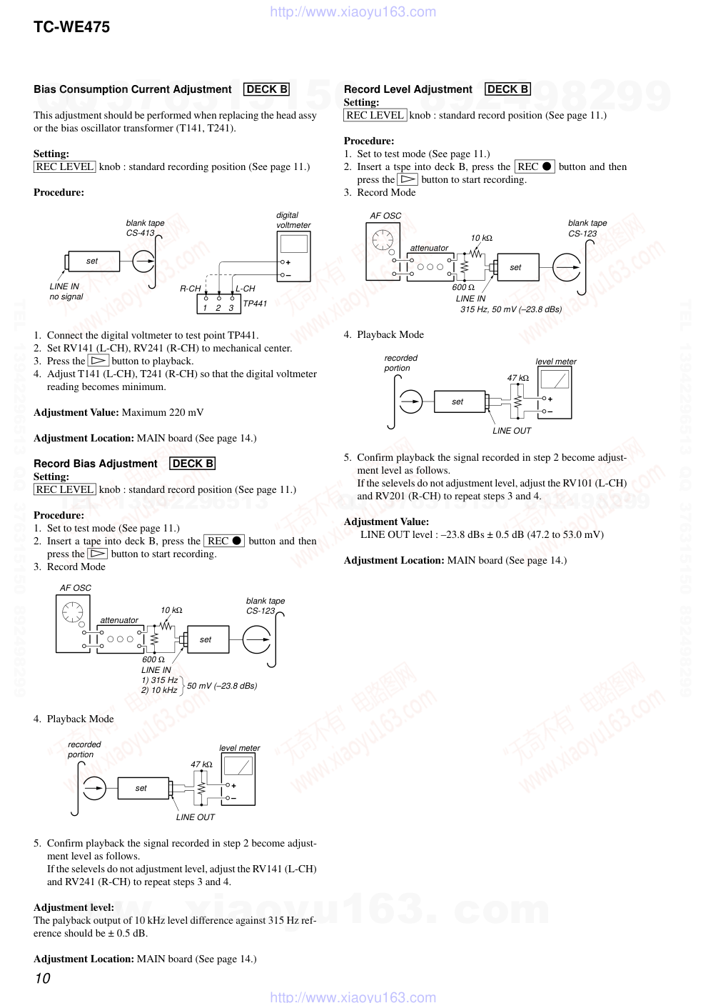 索尼SONY TC-WE475电路图-9 索尼SONY TC-WE475电路图-9