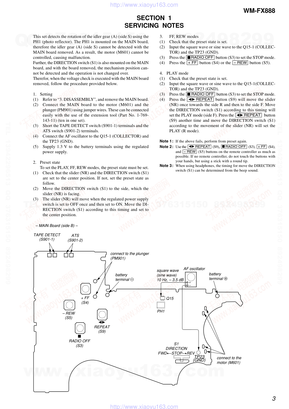 索尼SONY WM-FX888电路图-2