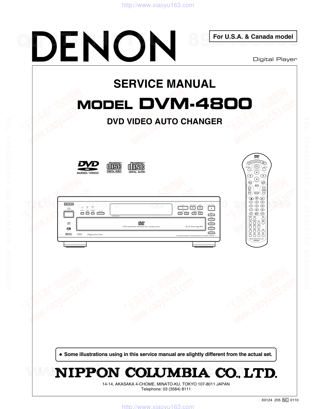 天龙DENON DVM-4800 DVDCD播放器电路图-0 天龙DENON DVM-4800 DVDCD播放器电路图-0