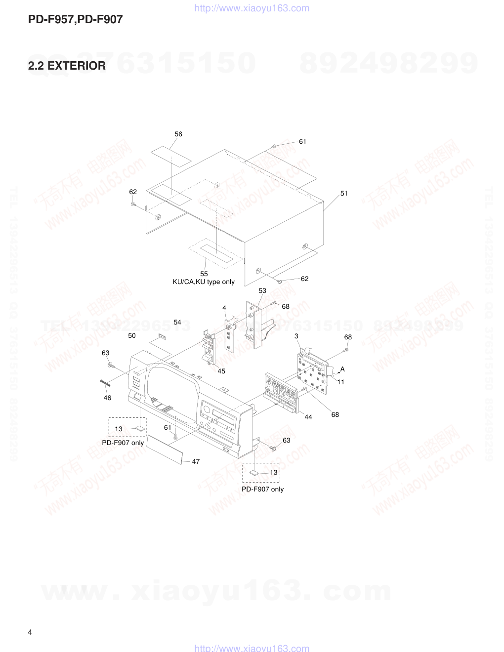 先锋PIONEER PD-F907音响电路图-3 先锋PIONEER PD-F907音响电路图-3