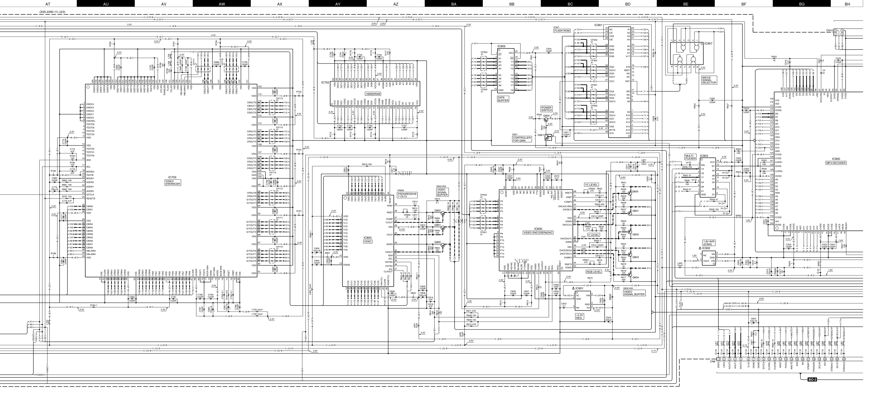 建伍KENWOOD DVF-R9050音响电路原理图-7 建伍KENWOOD DVF-R9050音响电路原理图-7