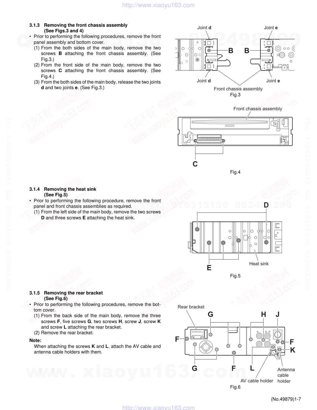 胜利JVC KD-DV5000 CDDVD播放器维修手册-6 胜利JVC KD-DV5000 CDDVD播放器维修手册-6