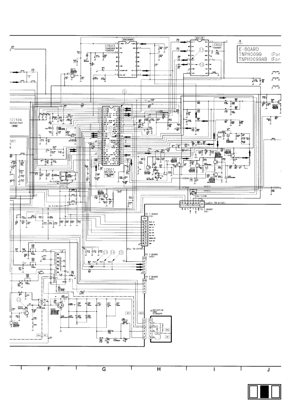 松下TX-2170T彩电原理图-6 松下TX-2170T彩电原理图-6