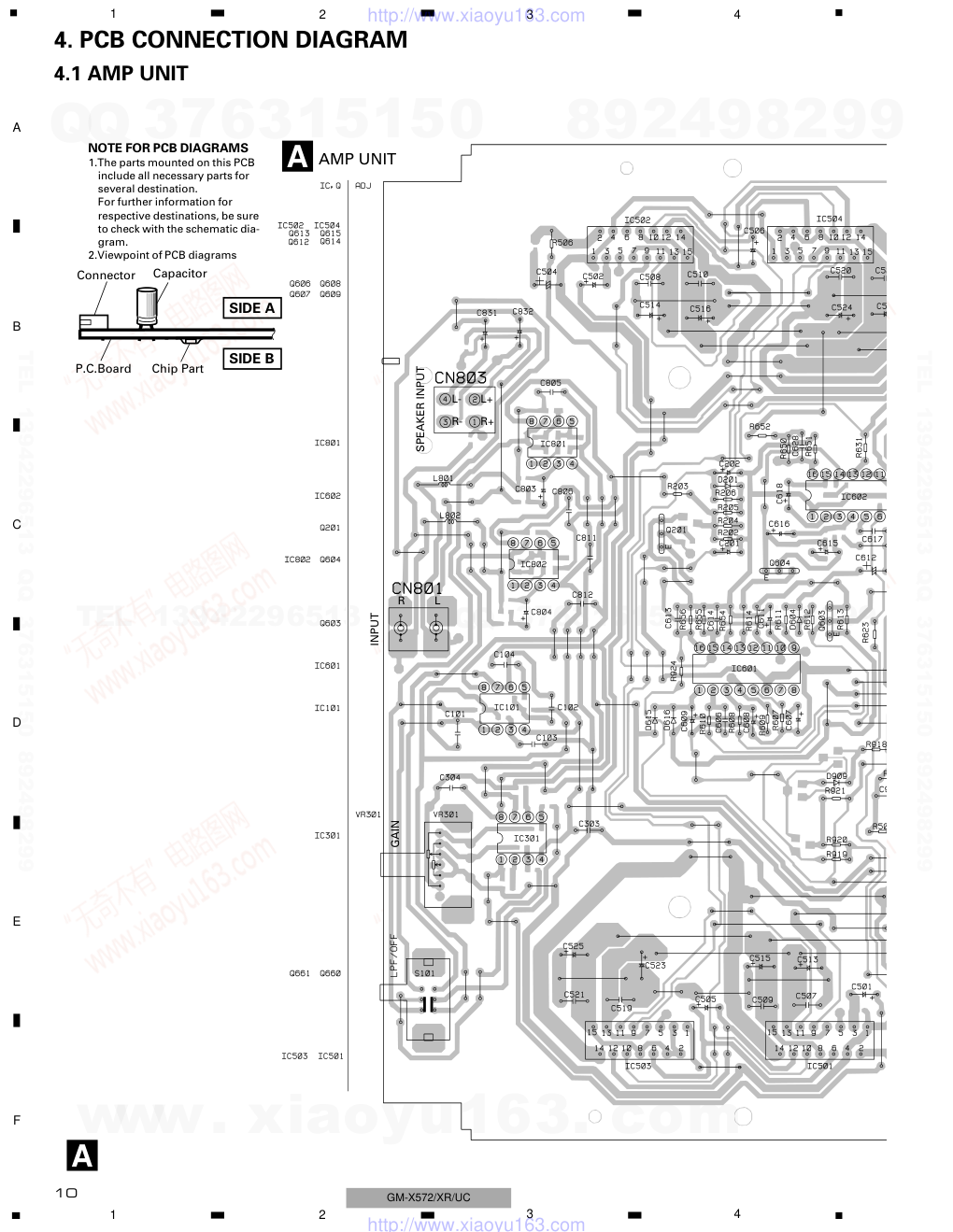 先锋PIONEER GM-X572音响电路图-9