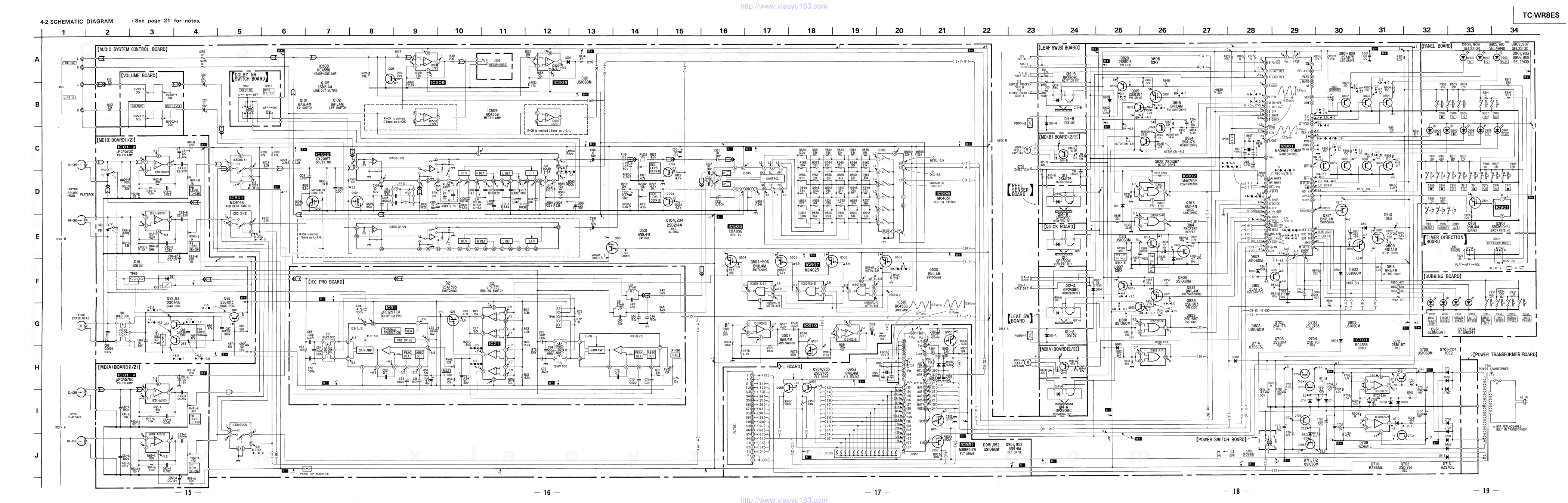 索尼SONY TC-WR8ES电路图-8