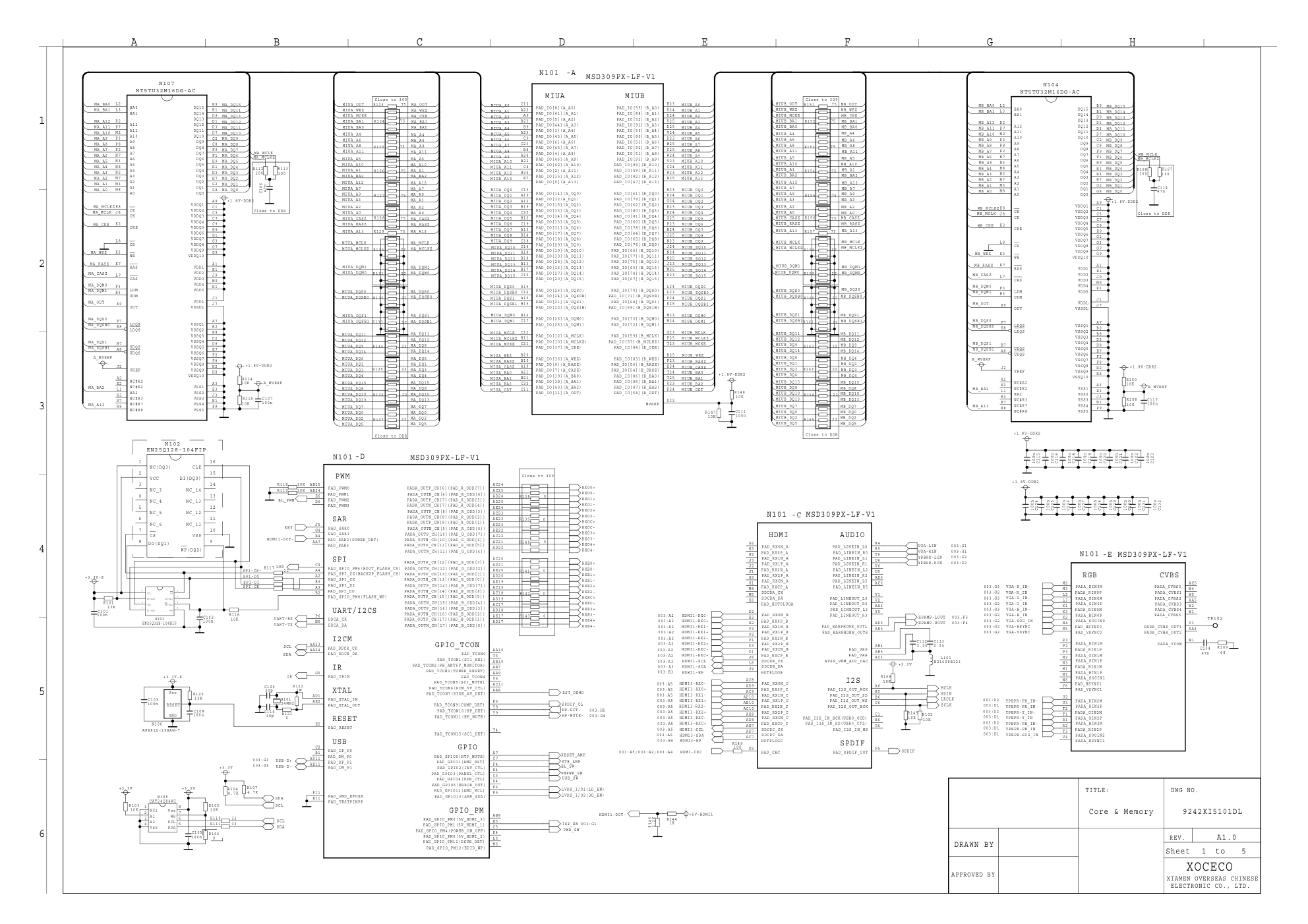 三洋LCD-39XR12F液晶电视电路图-1