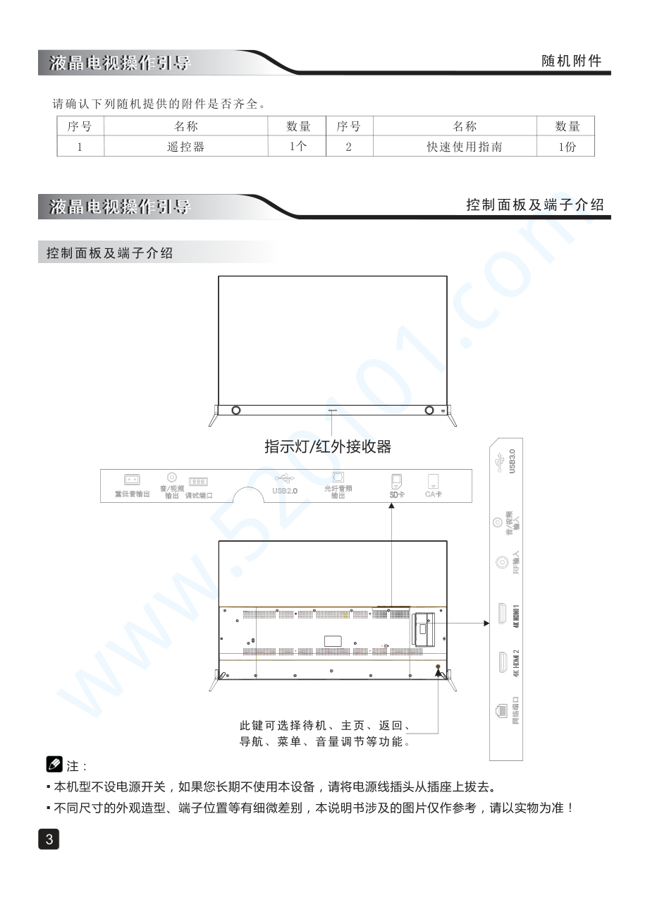 创维65G8S液晶电视说明书-4 创维65G8S液晶电视说明书-4