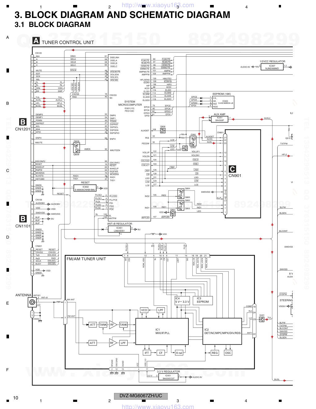 先锋PIONEER DVZ-MG6067ZH音响电路图-9 先锋PIONEER DVZ-MG6067ZH音响电路图-9