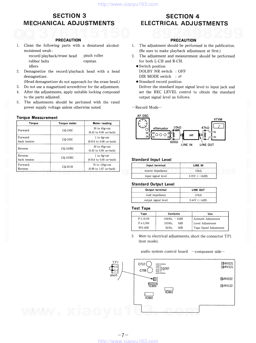 索尼SONY TC-WR87ES电路图-6 索尼SONY TC-WR87ES电路图-6