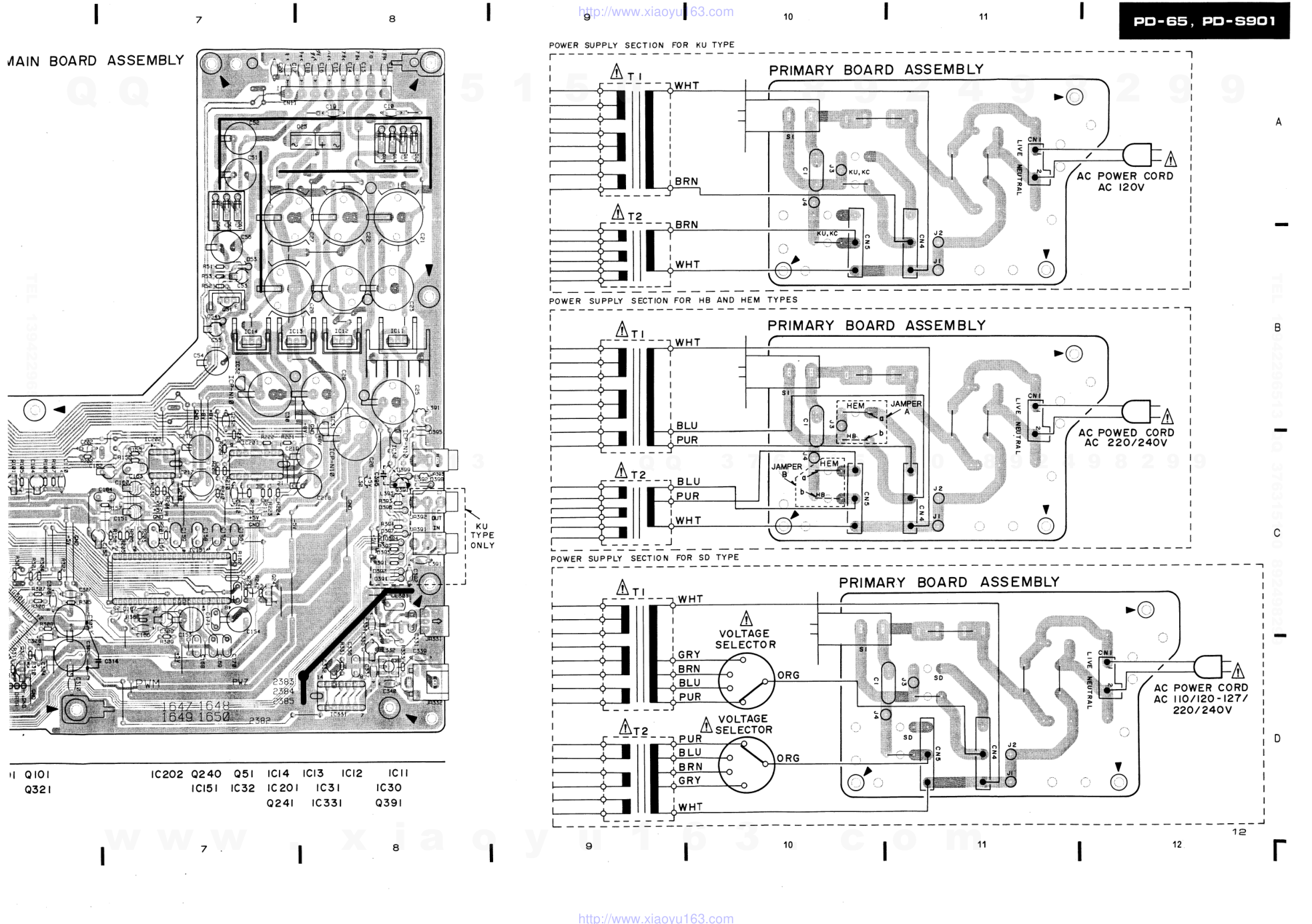 先锋PIONEER PD-65音响电路图-9 先锋PIONEER PD-65音响电路图-9