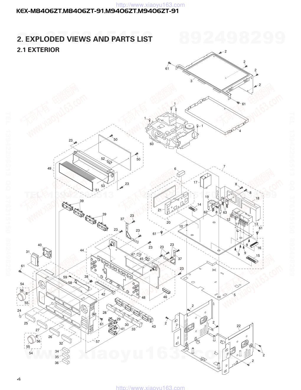先锋PIONEER KEX-M8406ZT音响电路图-3 先锋PIONEER KEX-M8406ZT音响电路图-3