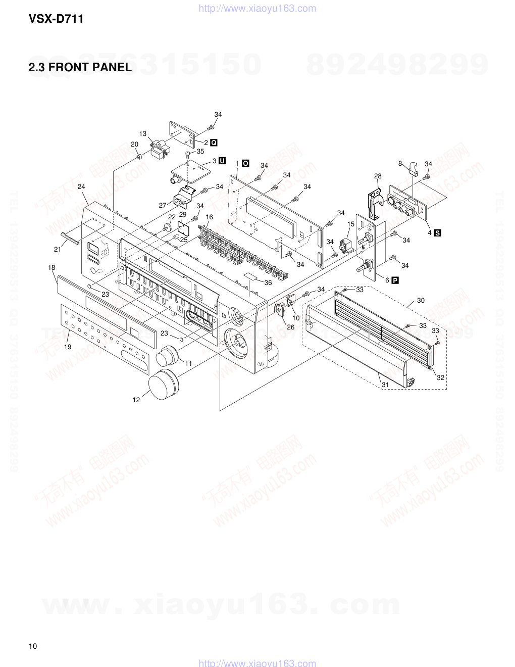 先锋PIONEER VSX-D711电路图-9 先锋PIONEER VSX-D711电路图-9