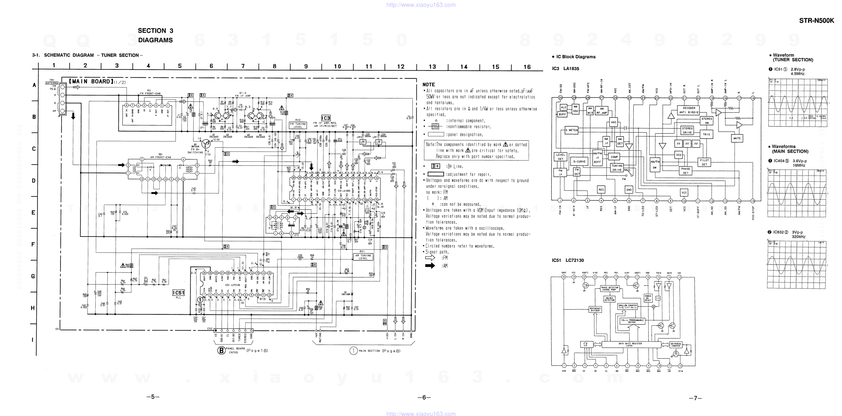 索尼SONY STR-N500K音响电路原理图-4