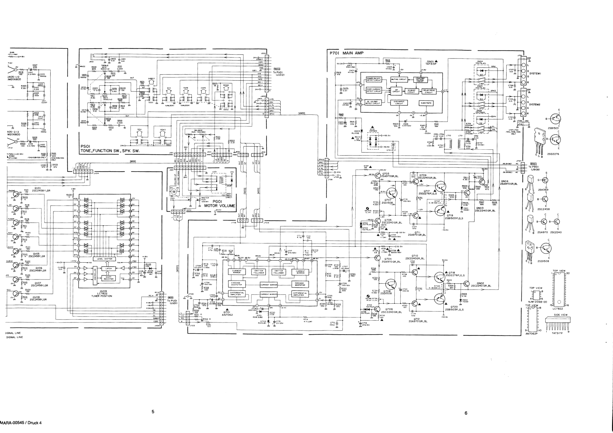 马兰士MARANTZ PM6202B音响电路图-5 马兰士MARANTZ PM6202B音响电路图-5