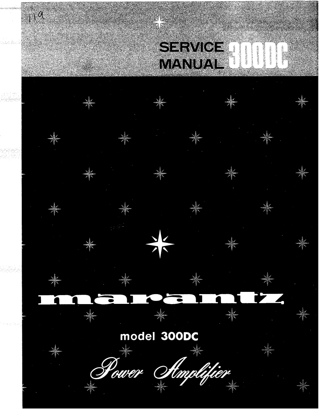 马兰士MARANTZ 300DC音响服务手册-0