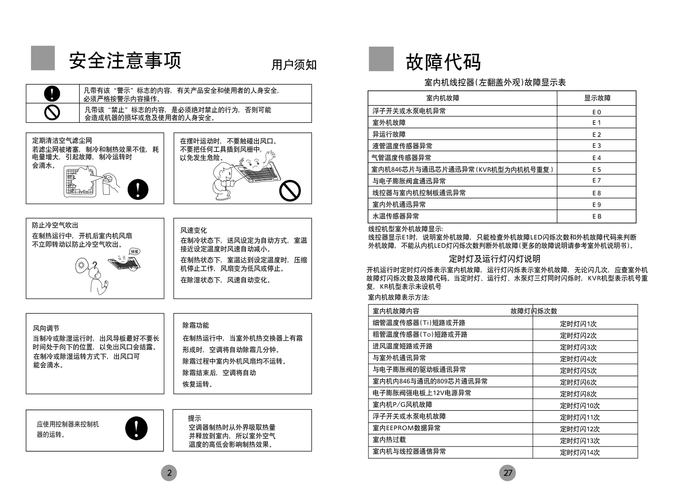 海尔KR-32Q空调使用说明书-5 海尔KR-32Q空调使用说明书-5