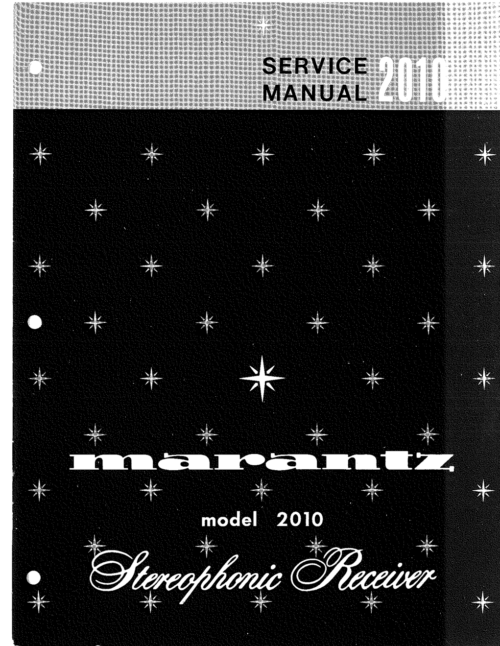 马兰士MARANTZ 2010音响服务手册-0 马兰士MARANTZ 2010音响服务手册-0