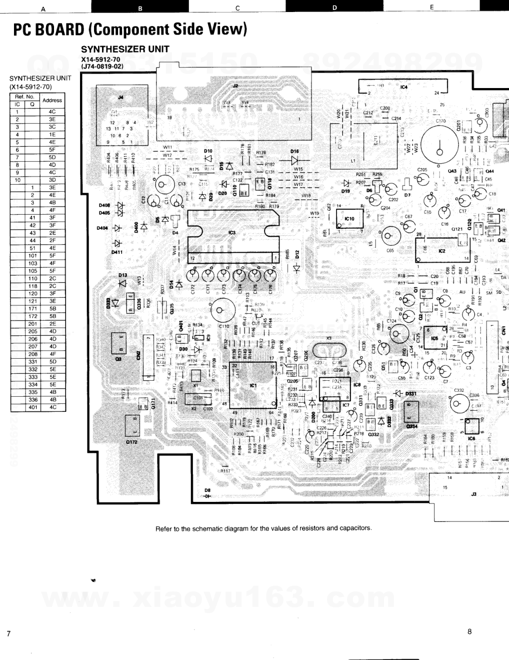 建伍KENWOOD KRC-477RY磁带录放机电路图-6 建伍KENWOOD KRC-477RY磁带录放机电路图-6