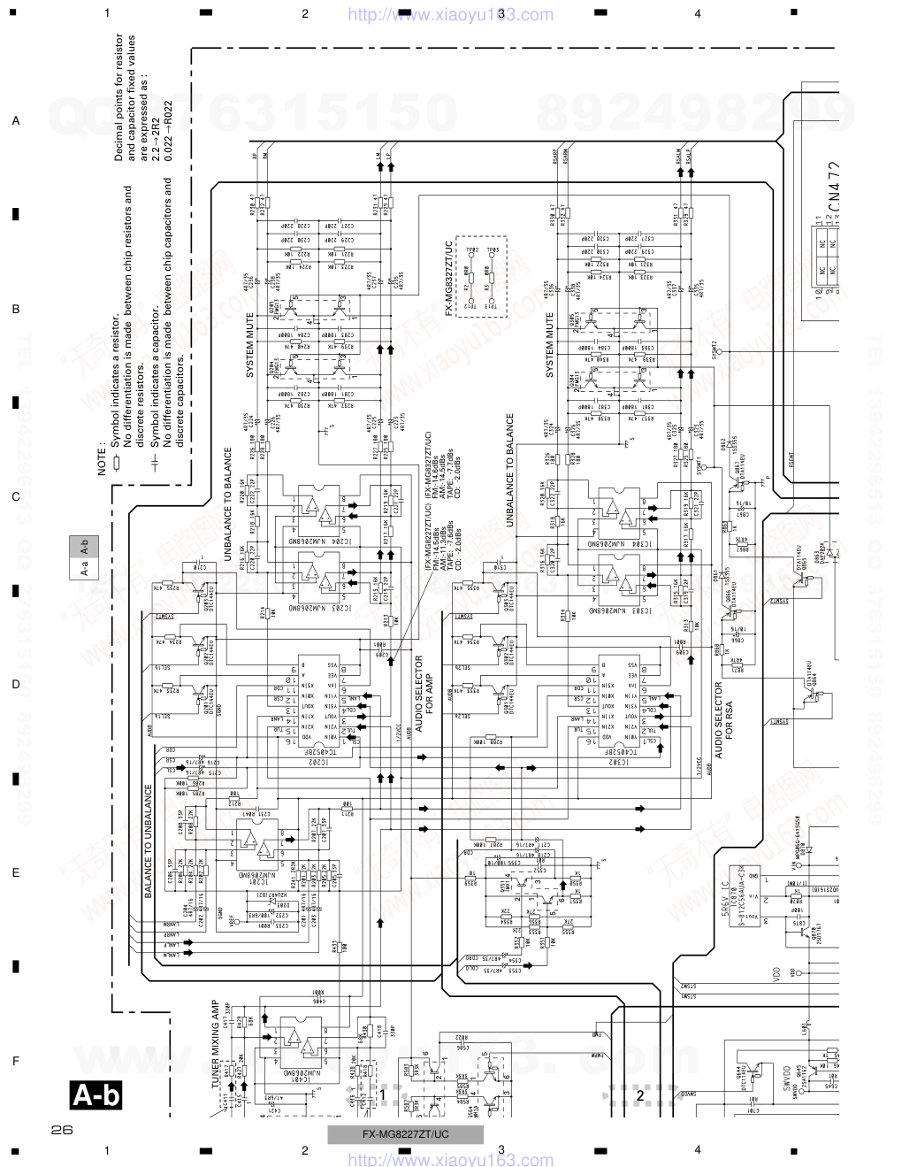 先锋PIONEER FX-MG8227ZT音响电路图-9