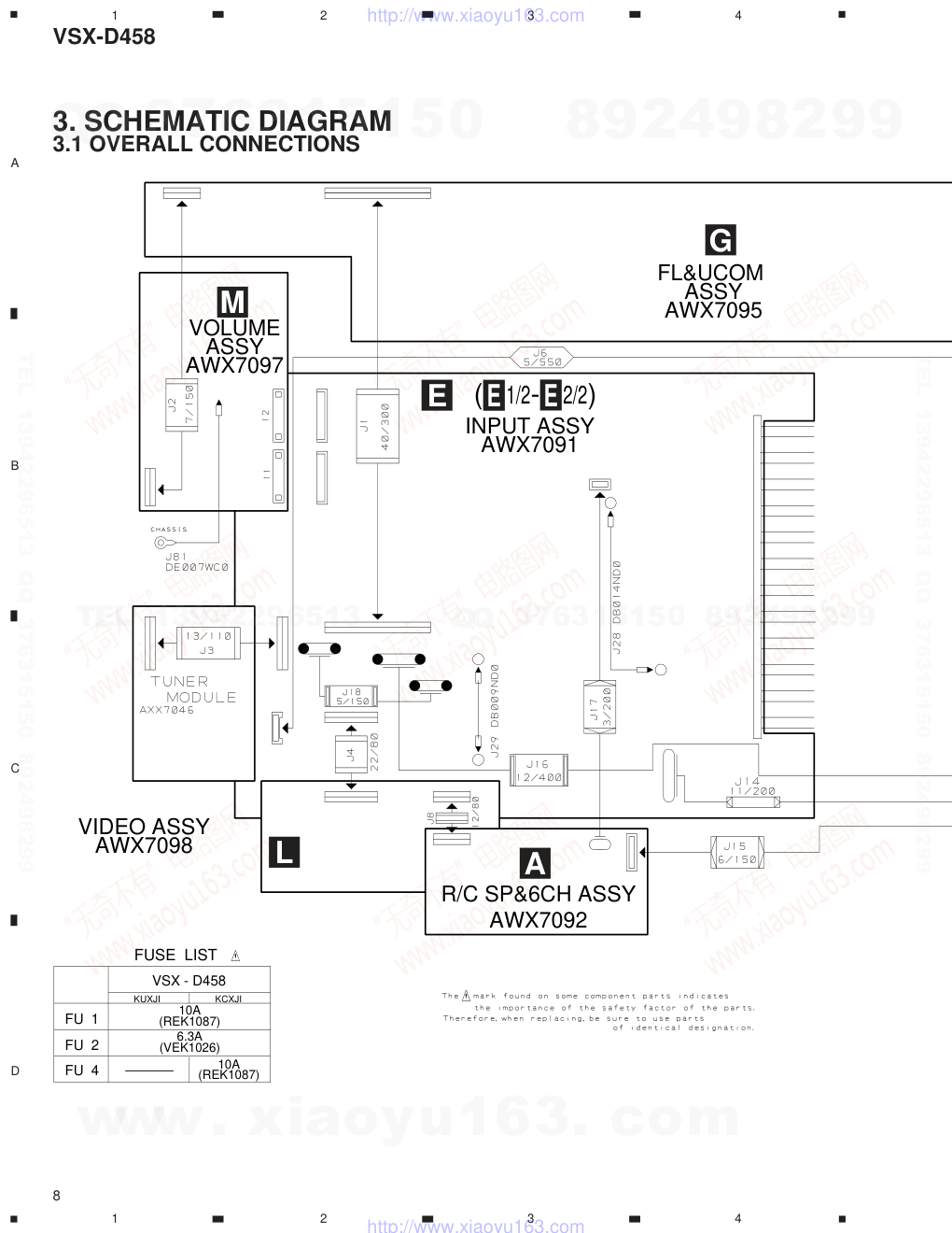 先锋PIONEER VSX-D458电路图-7 先锋PIONEER VSX-D458电路图-7