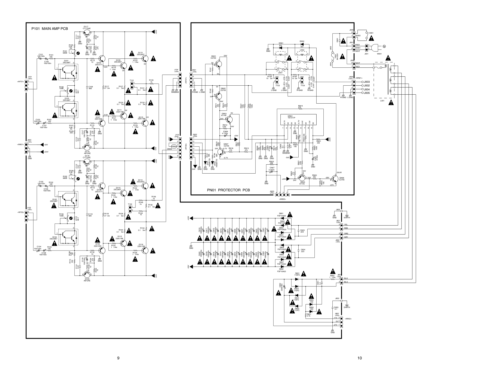 马兰士MARANTZ PA01F1S音响电路图-7