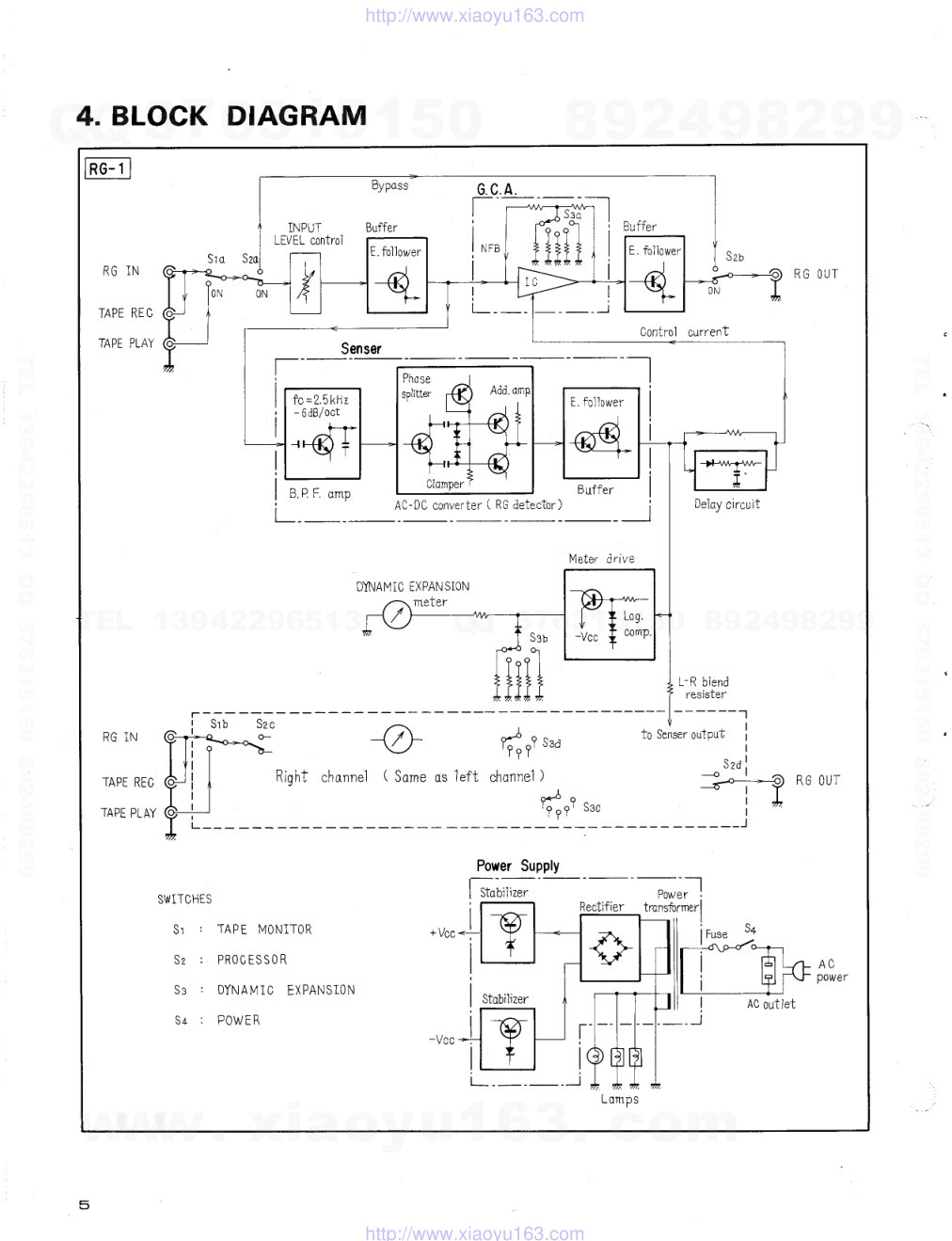 先锋PIONEER PDR-509音响电路图-5
