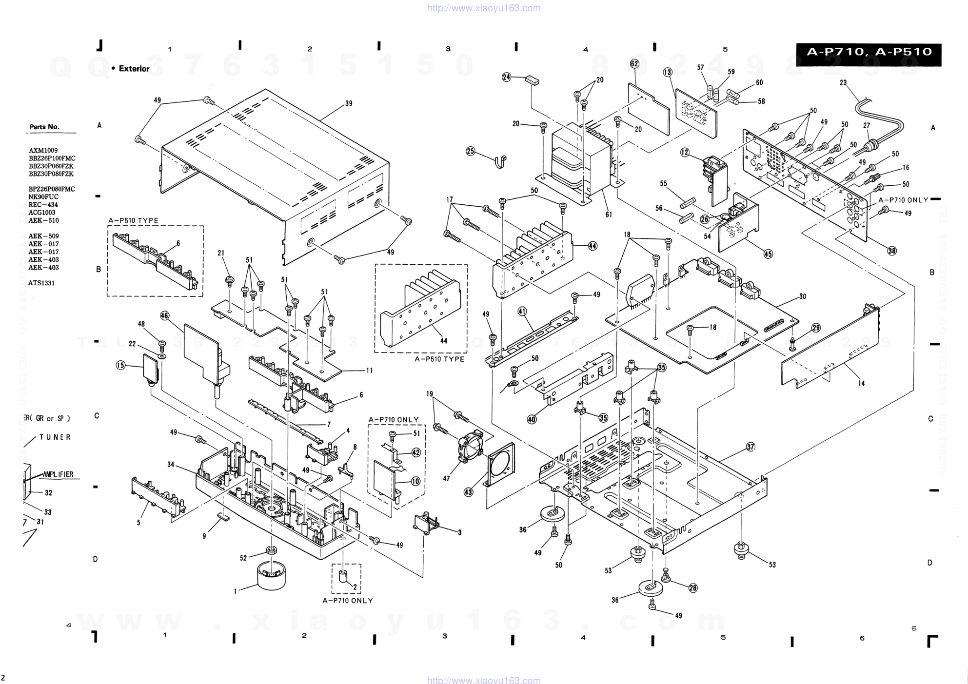 先锋PIONEER A-P510音响电路原理图-3