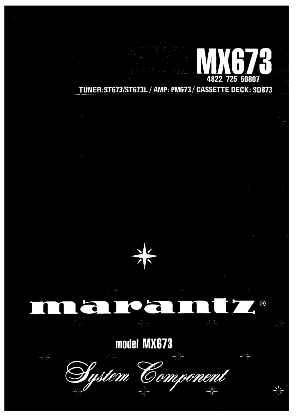 马兰士MARANTZ MX673音响电路图-0 马兰士MARANTZ MX673音响电路图-0