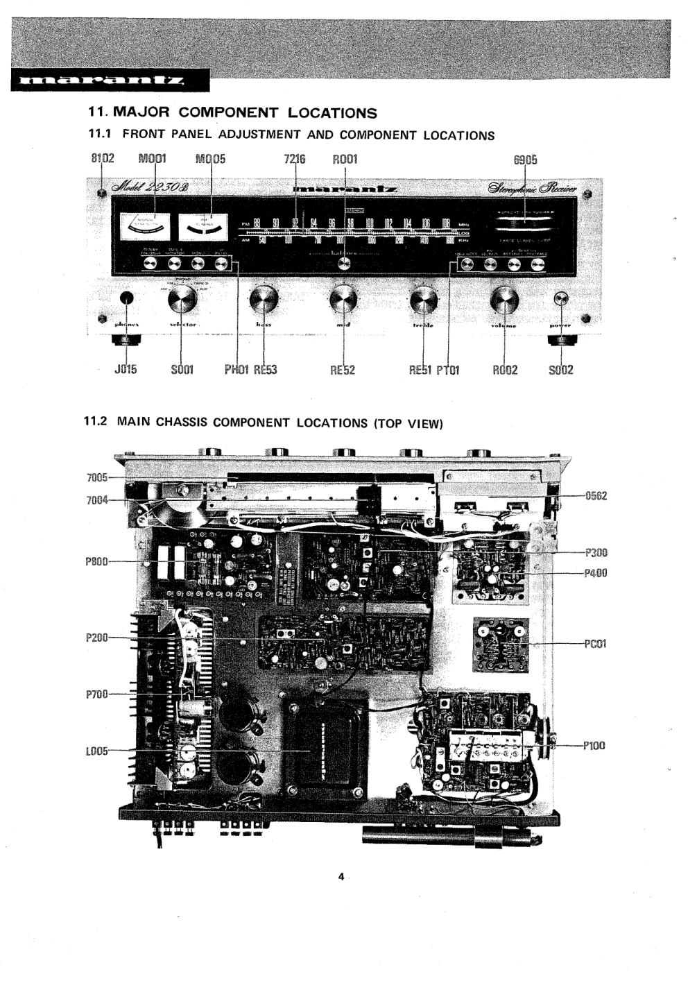 马兰士MARANTZ 2230B音响电路图-5 马兰士MARANTZ 2230B音响电路图-5