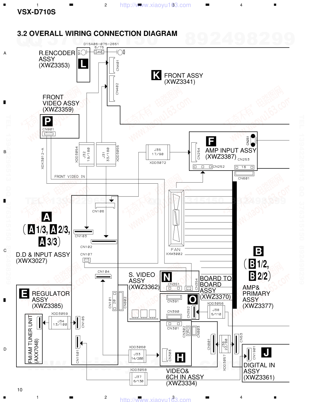 先锋PIONEER VSX-D710S电路图-9