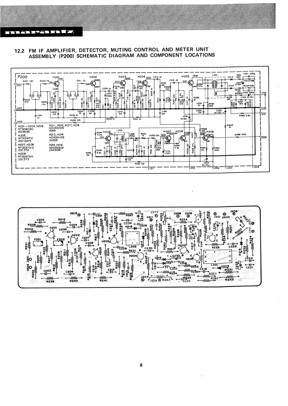 马兰士MARANTZ 2230B音响电路图-9 马兰士MARANTZ 2230B音响电路图-9