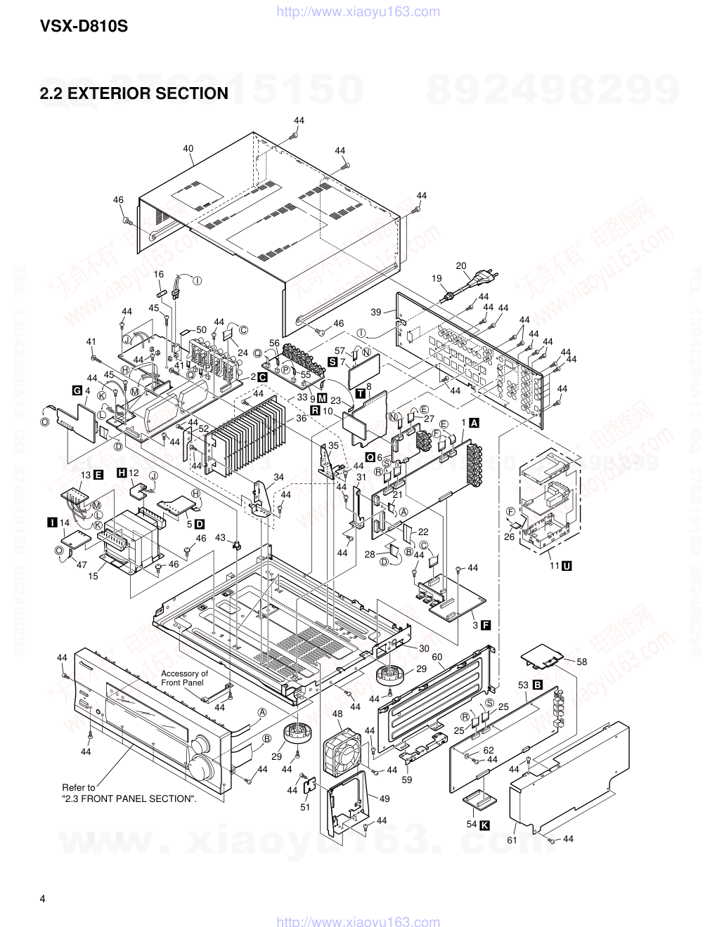 先锋PIONEER VSX-D810S音响电路图-3 先锋PIONEER VSX-D810S音响电路图-3