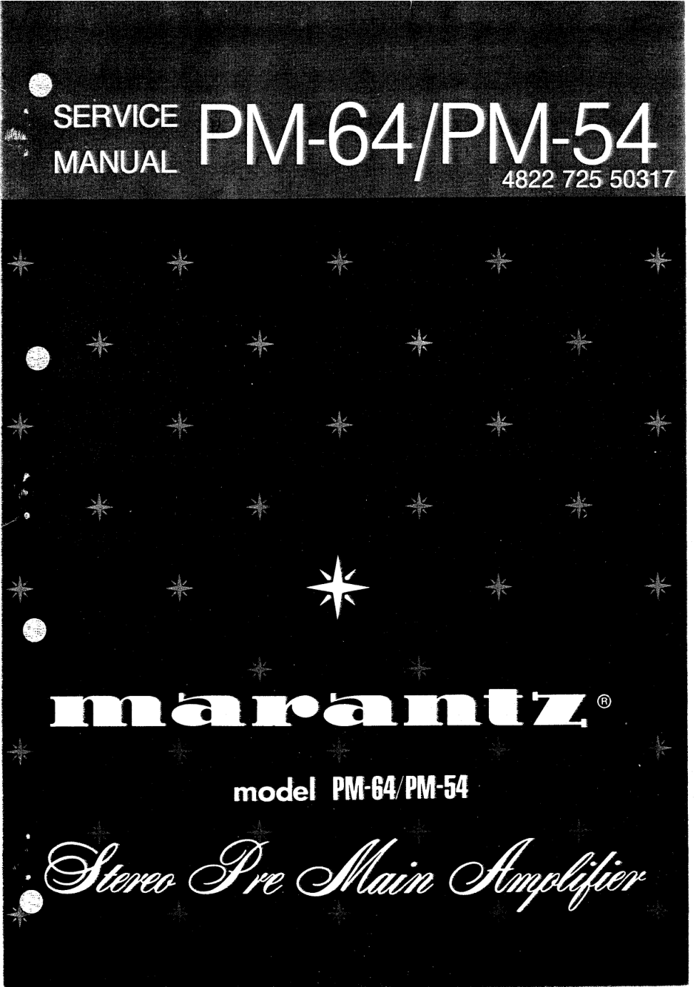 马兰士MARANTZ PM-54音响电路图-0 马兰士MARANTZ PM-54音响电路图-0