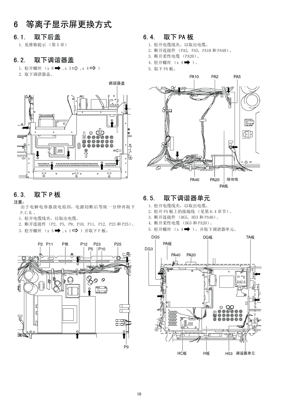 松下TH-42PA7C等离子电视(GP9DE机芯)维修手册-9