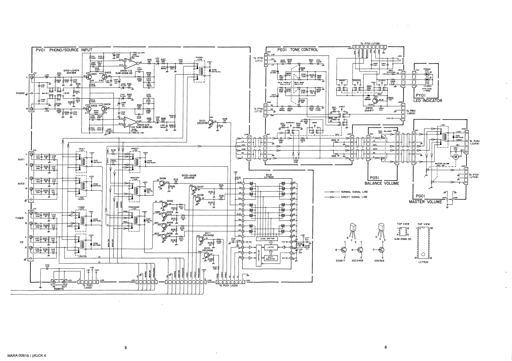 马兰士MARANTZ PM8202B音响电路图-5 马兰士MARANTZ PM8202B音响电路图-5