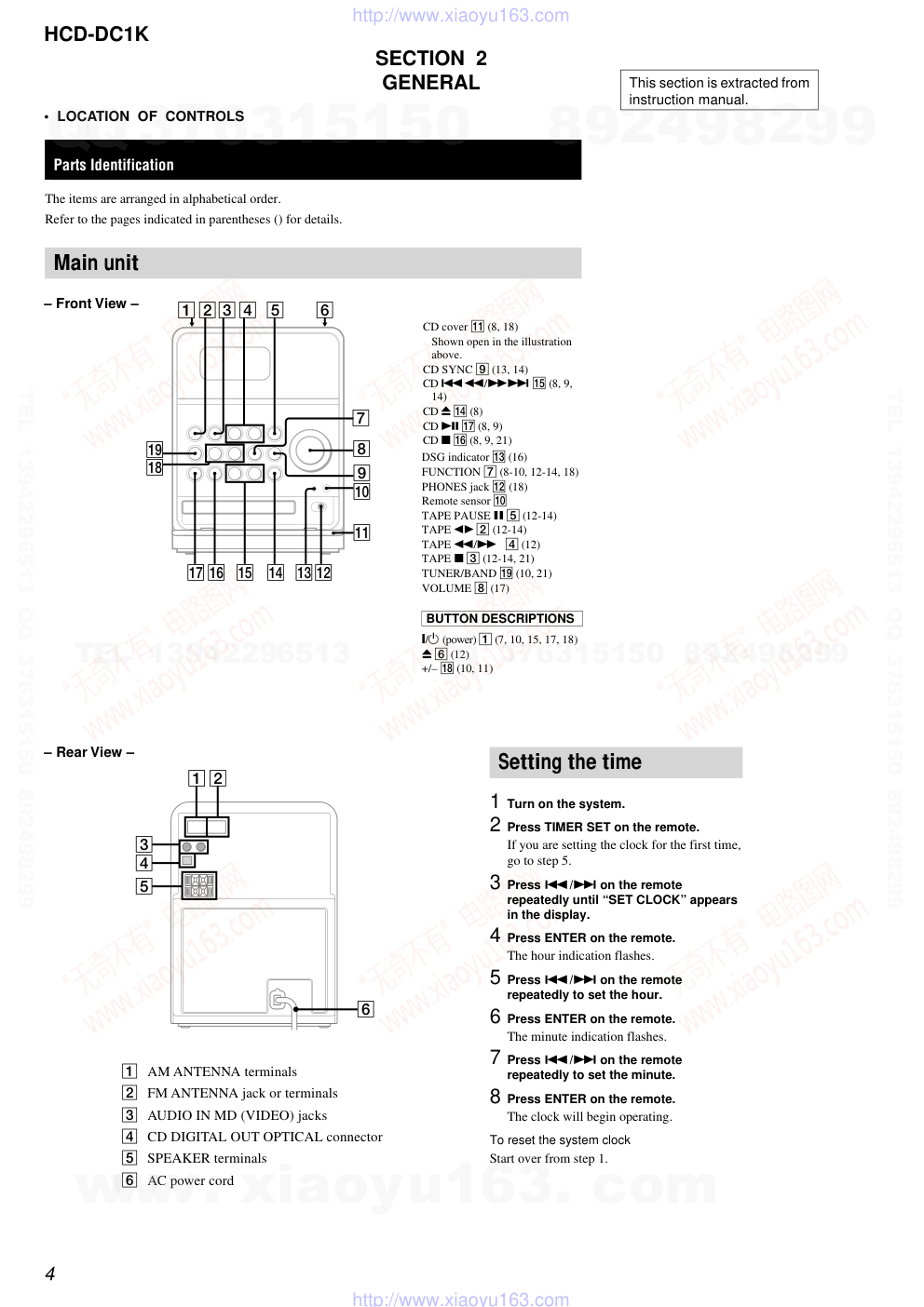 索尼SONY HCD-DC1K音响电路图-3 索尼SONY HCD-DC1K音响电路图-3