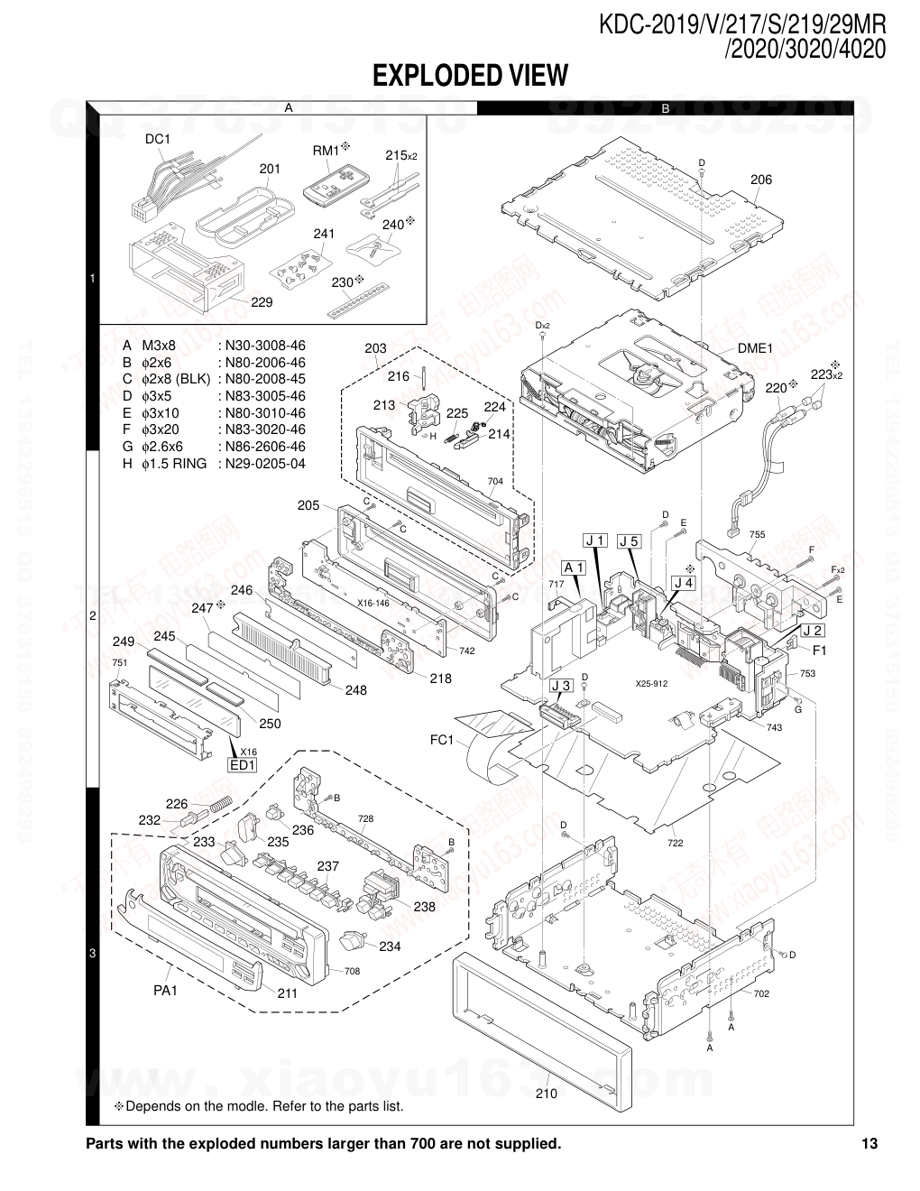 建伍KENWOOD KDC-217S CD播放器维修手册-8 建伍KENWOOD KDC-217S CD播放器维修手册-8