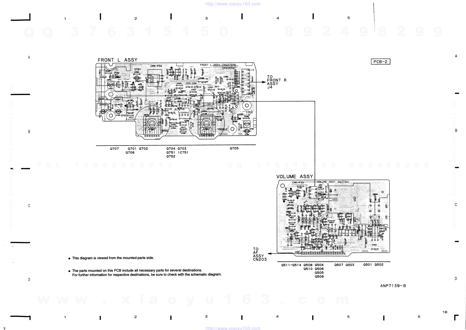 先锋PIONEER A-405R音响电路原理图-8 先锋PIONEER A-405R音响电路原理图-8