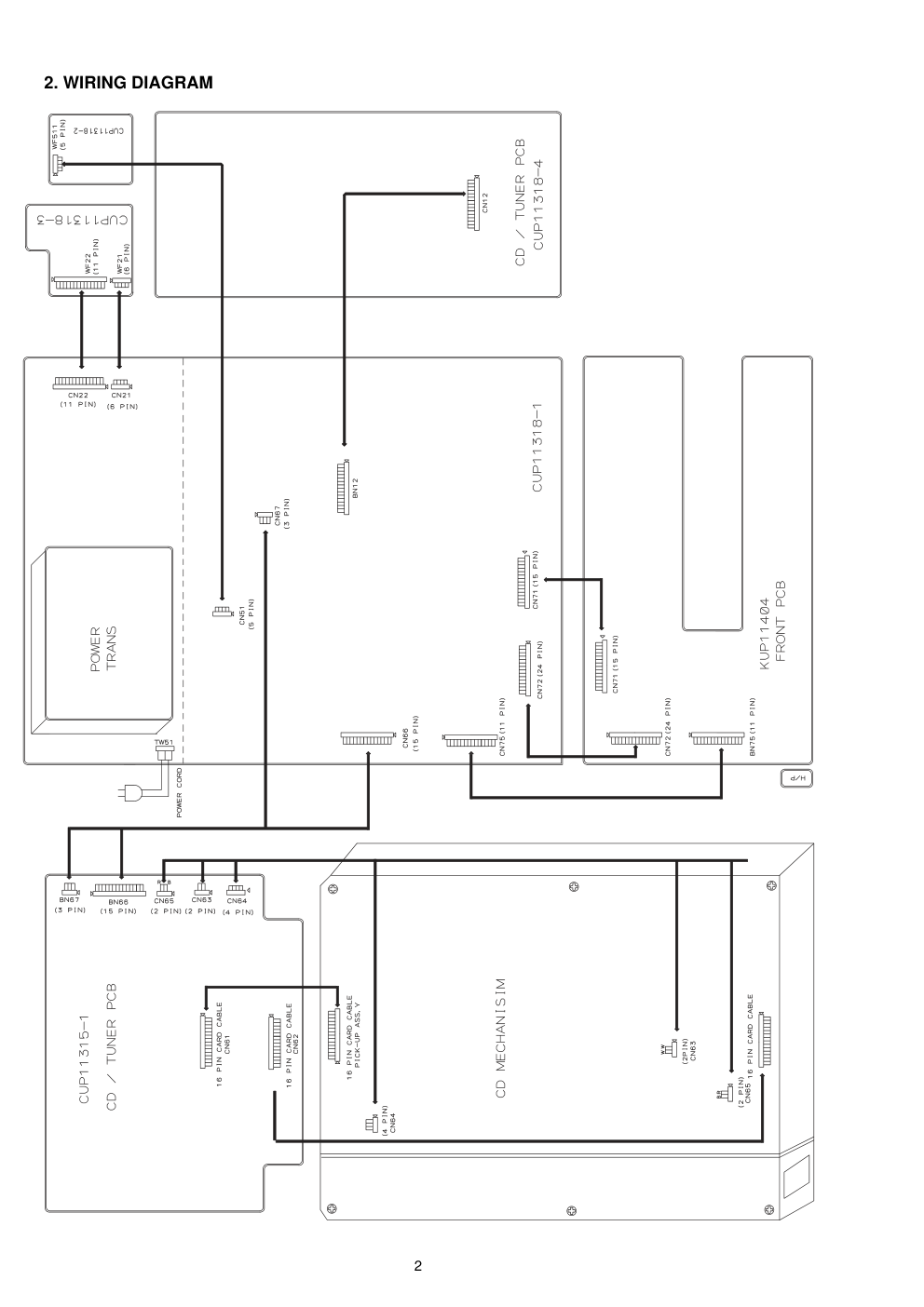 马兰士MARANTZ CR710C1W音响电路图-3